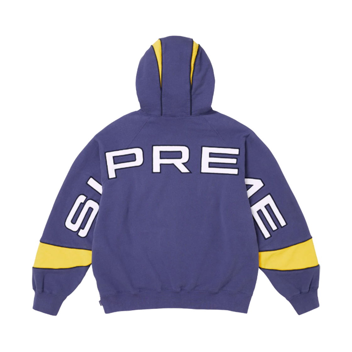슈프림 패널드 후드 스웨트셔츠 워시드 네이비 - 25SS(Supreme Paneled Hooded Sweatshirt Washed Navy - 25SS) - 2