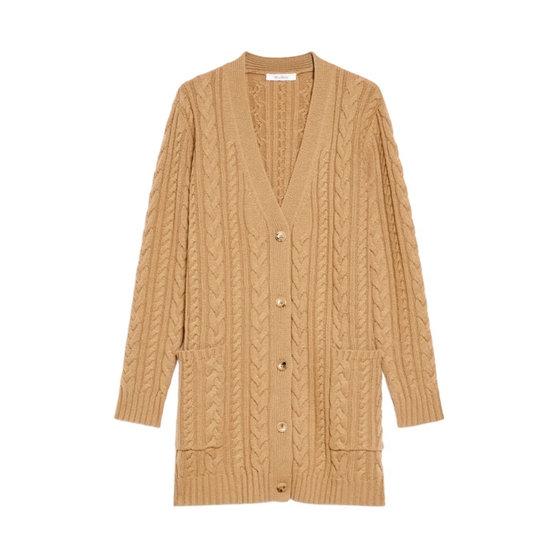 CALOTTA-003 (W) Max Mara Calotta Wool Cashmere Cardigan Camel