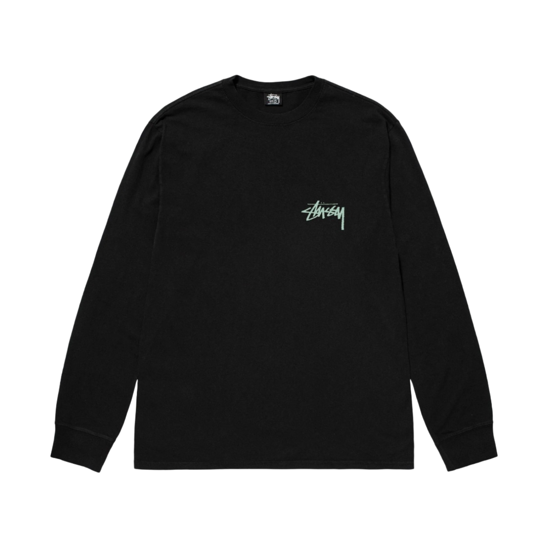스투시 스케이트 파시 피그먼트 다이드 롱슬리브 티셔츠 블랙(Stussy Skate Posse Pigment Dyed LS T-Shirt Black) - 2