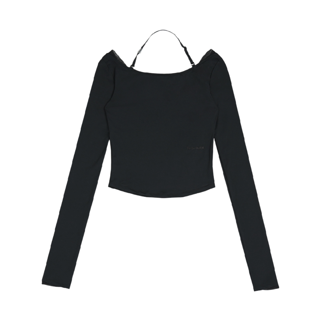 오호스 아이 플루이드 롱슬리브 티셔츠 01 블랙