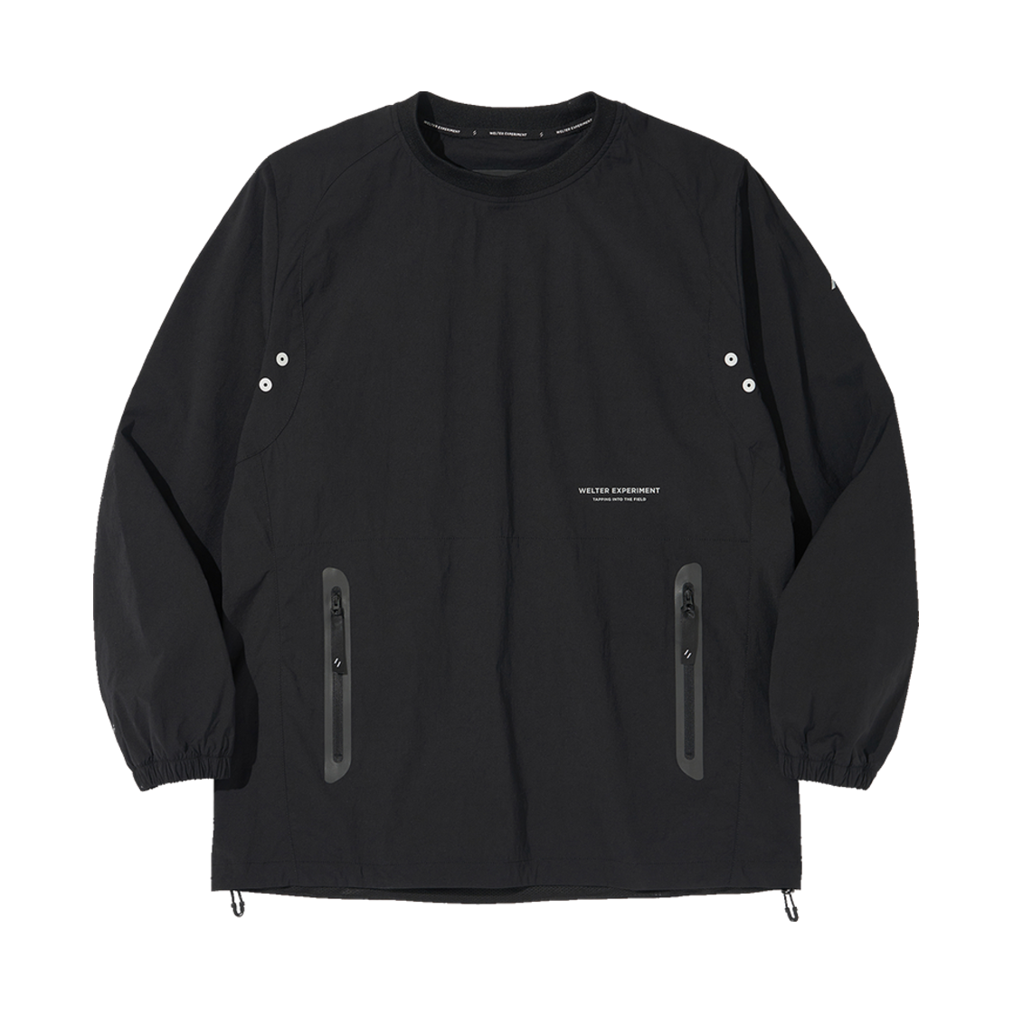 WLT030 Welter Experiment Attabad Stretch Windbreak Pullover Black