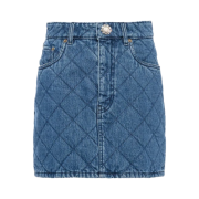 (W) Miu Miu Denim Mini Skirt Light Blue