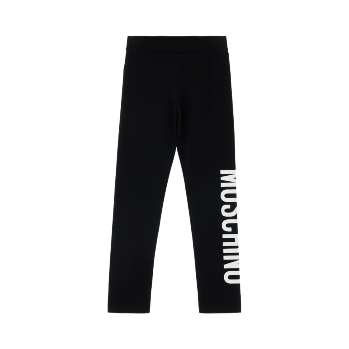 HEP04XLBA0060100 (Kids) Moschino Cotton Logo Leggings Black
