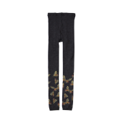 Kapital 200 Strand Wool Butterfly Leggings Black