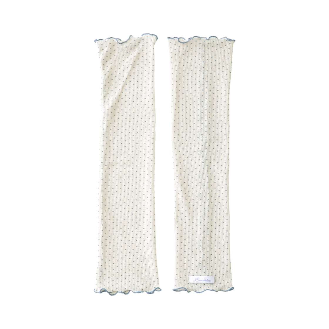 배드블루 쉬어 도트 레그 워머 베이지(BadBlue Sheer Dot Leg Warmer Beige)