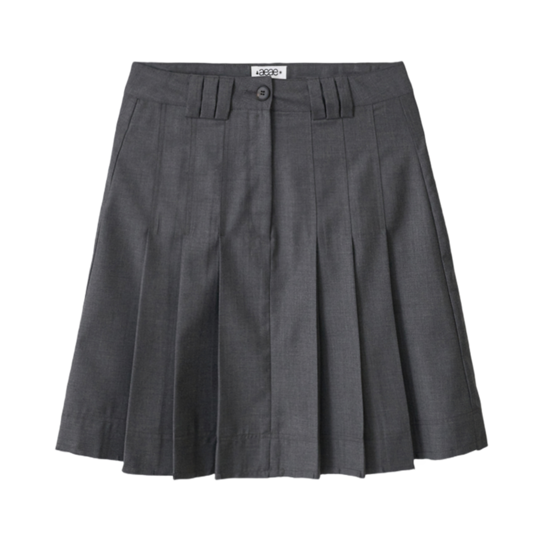 - (W) Aeae Pleats Skirt Grey