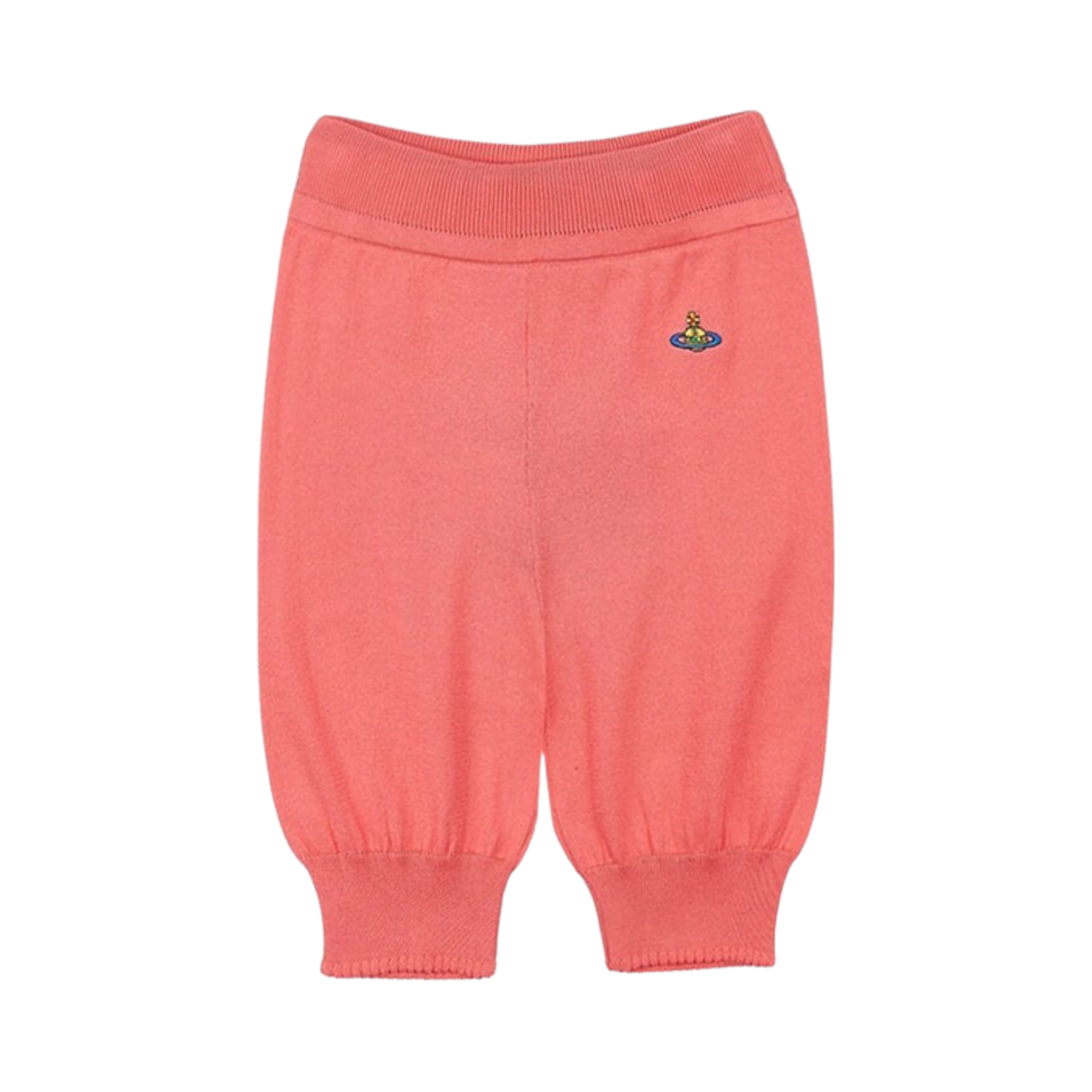 1802000G-Y000T-G408 (W) Vivienne Westwood Bea Shorts with Embroidered Logo Coral