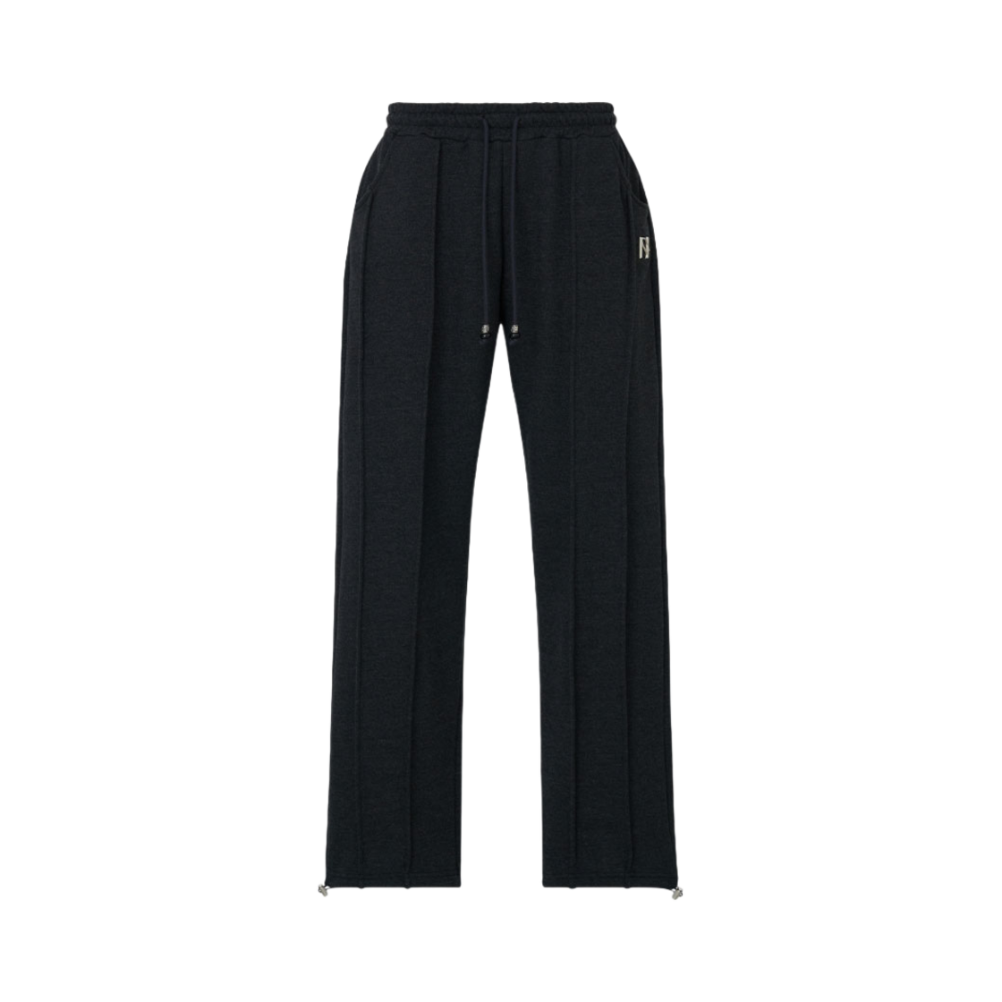 [KREAM 단독 / 예약 배송] 뉴얼린 롤리팝 핀턱 조거 팬츠 멜란지 차콜