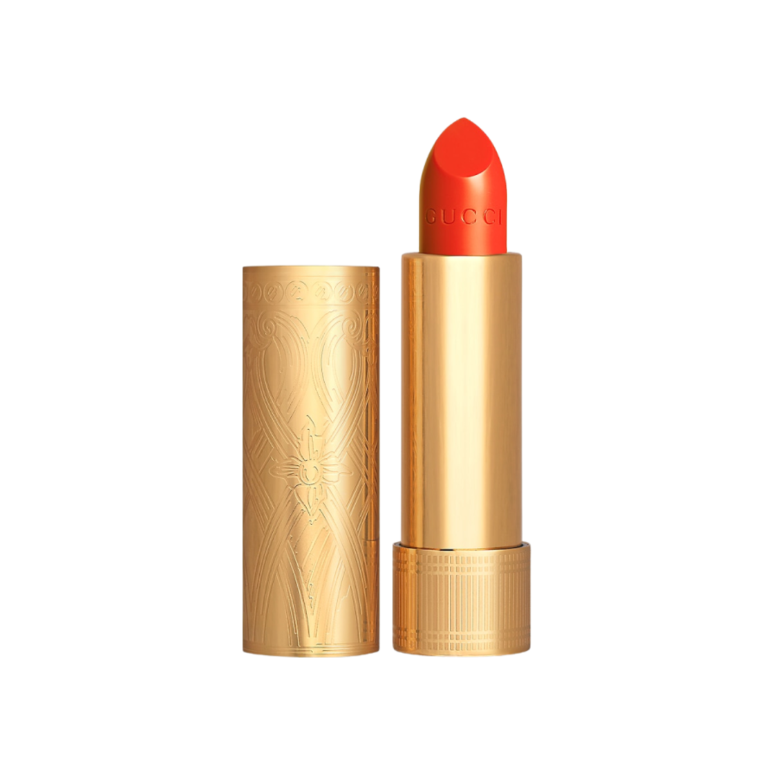 구찌 루즈 아 레브르 사틴 립스틱 302 아가타 오렌지(Gucci Rouge A Levres Satin Lipstick 302 Agatha Orange) - 1