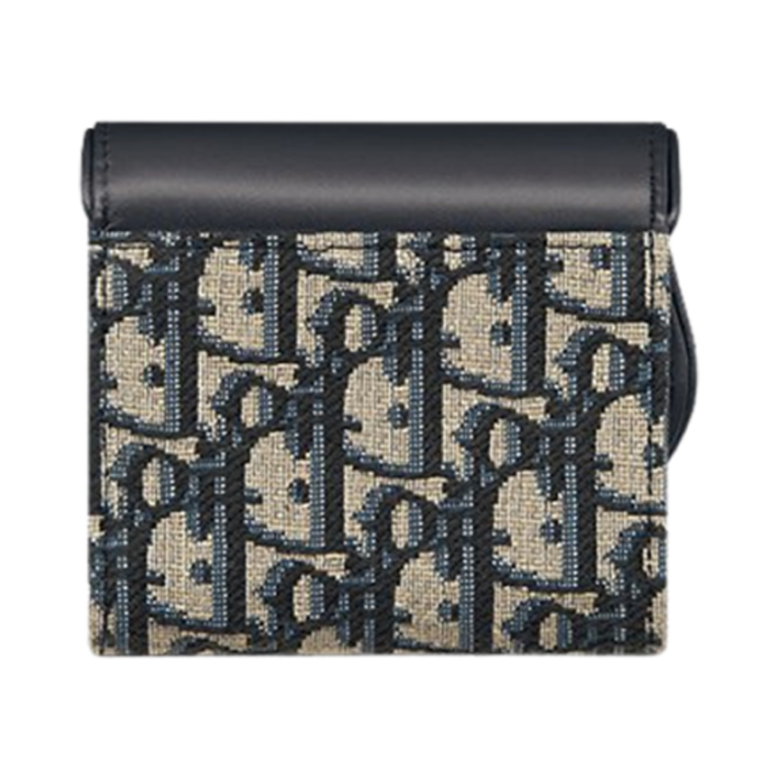 디올 새들 로터스 월렛 블루 디올 오블리크 자카드 앤 스무스 카프스킨(Dior Saddle Lotus Wallet Blue Dior Oblique Jacquard and Smooth Calfskin) - 2