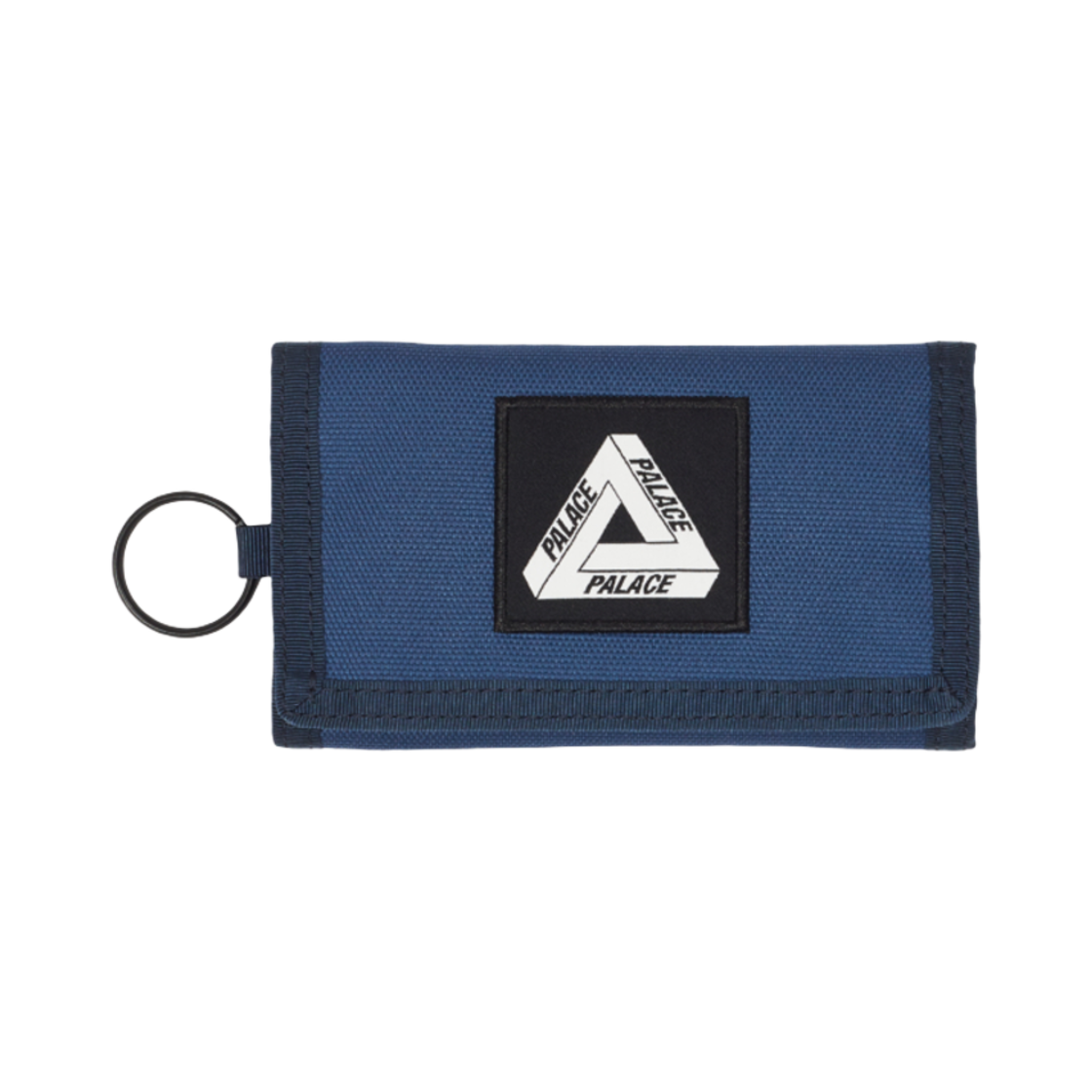- Palace Cordura Duck Canvas Tri-Fold Wallet Blue Navy - 24FW