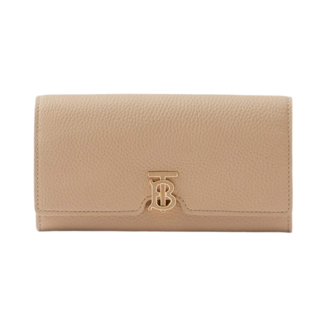 버버리 그레이니 레더 TB 컨티넨탈 지갑 오트 베이지(Burberry Grainy Leather TB Continental Wallet Oat Beige) - 1
