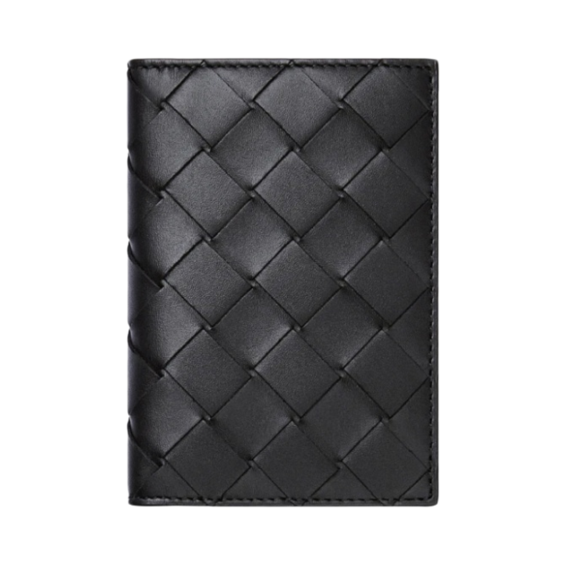 보테가 베네타 플랩 카드 케이스 블랙(Bottega Veneta Flap Card Case Black)