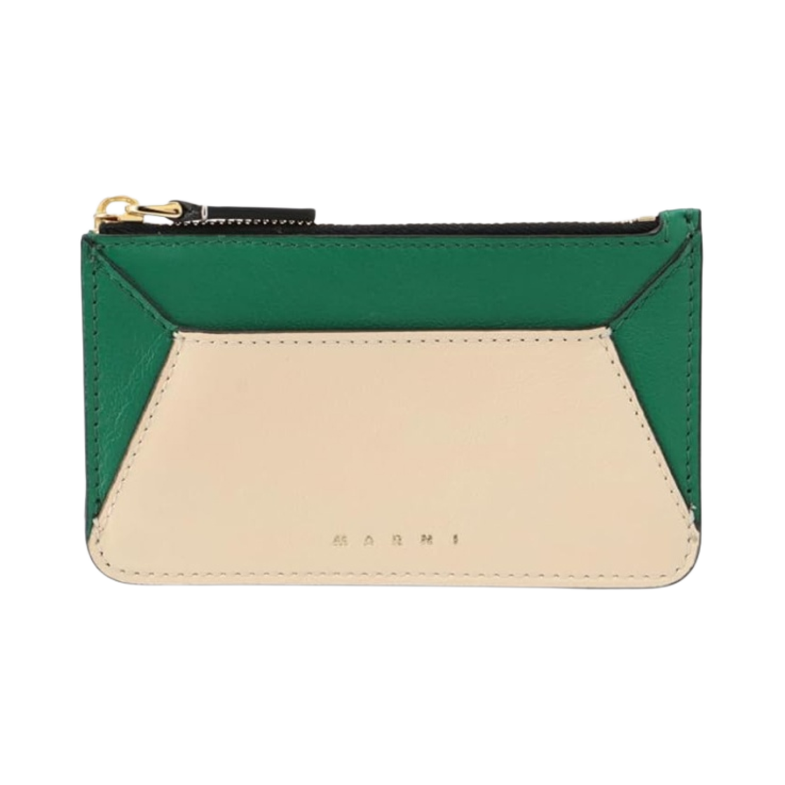 마르니 레더 카드 케이스 아게이트 그린 쉘(Marni Leather Card Case Agate Green Shell) - 1