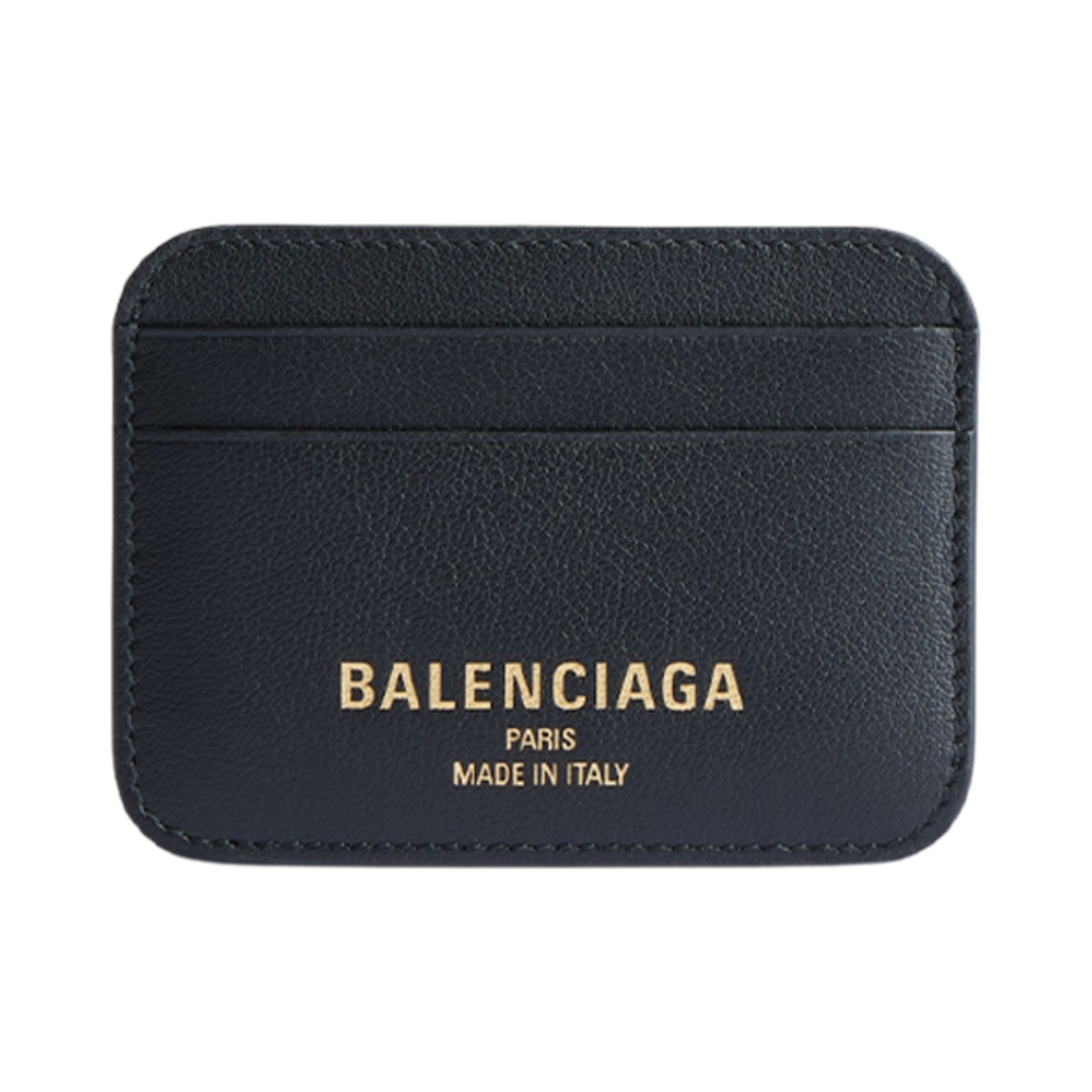 8108992ABGH1000 Balenciaga Cash 2.0 Card Holder Black