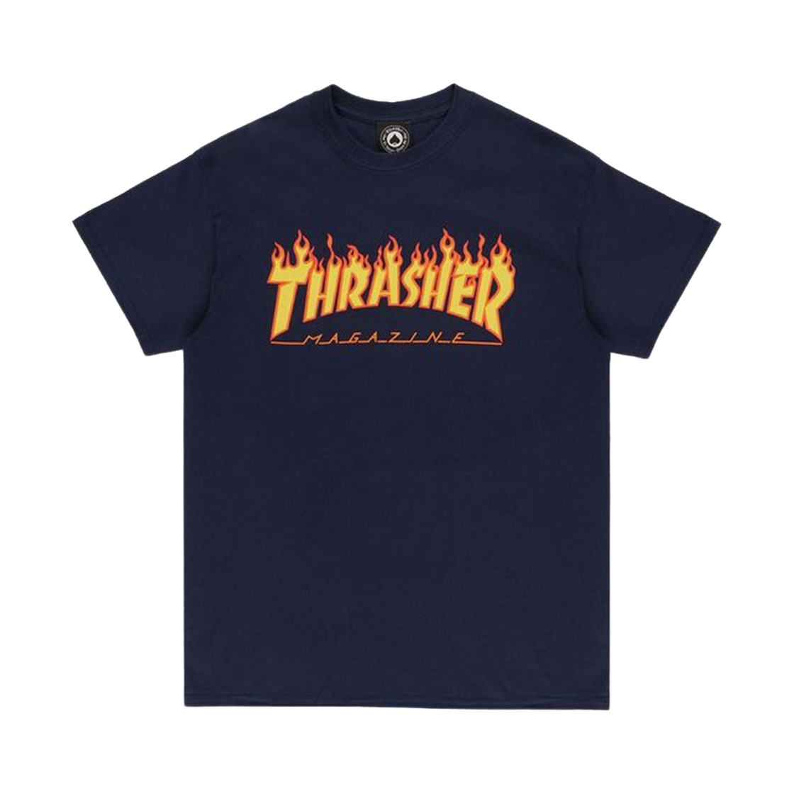 트레셔 플레임 티셔츠 네이비