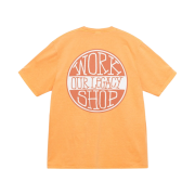 Stussy x Our Legacy Work Shop Dot Pigment Dyed T-Shirt Apricot