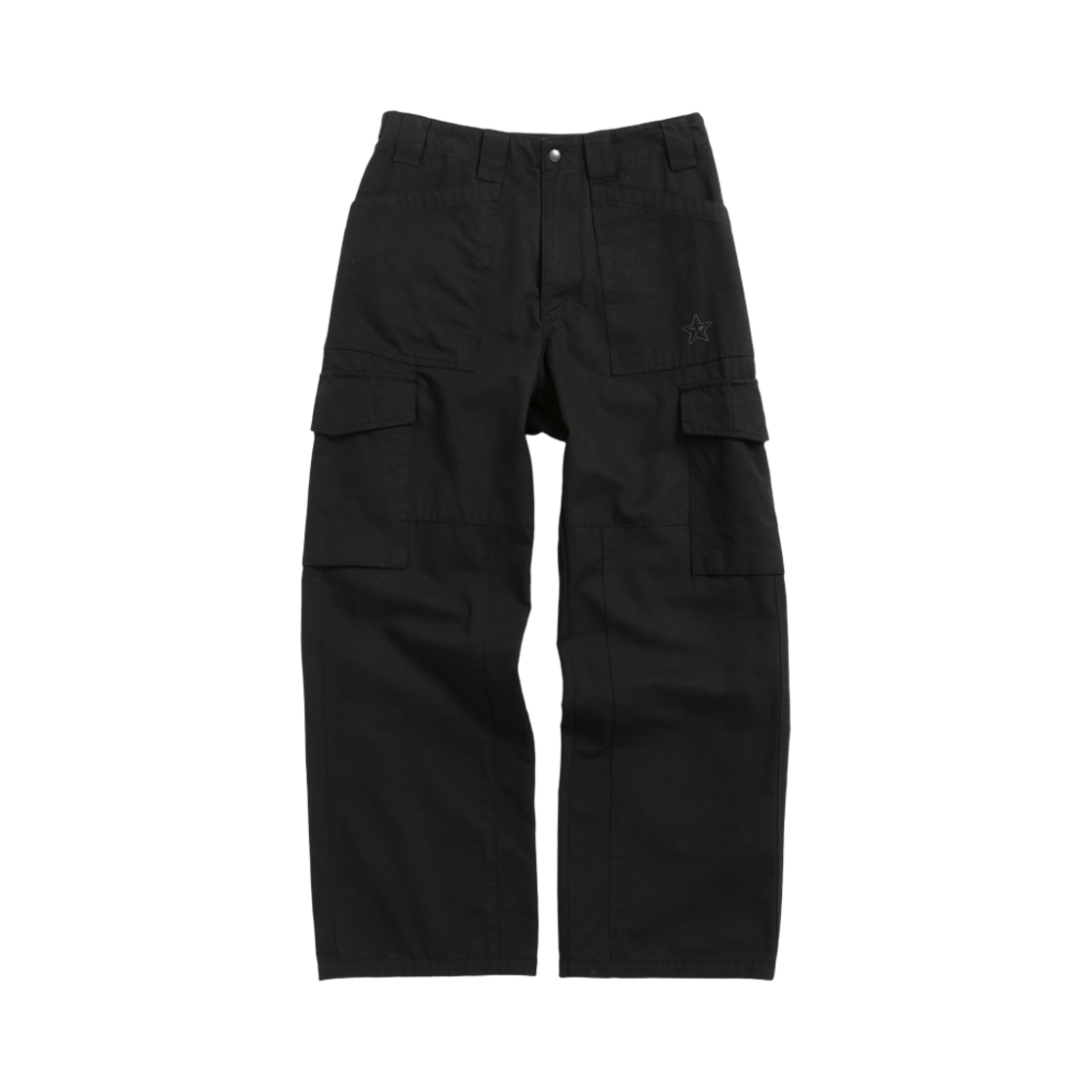 해칭룸 빈티지 스타 퍼티그 팬츠 워시드 블랙(Hatchingroom VTG Star Fatigue Pants Washed Black)