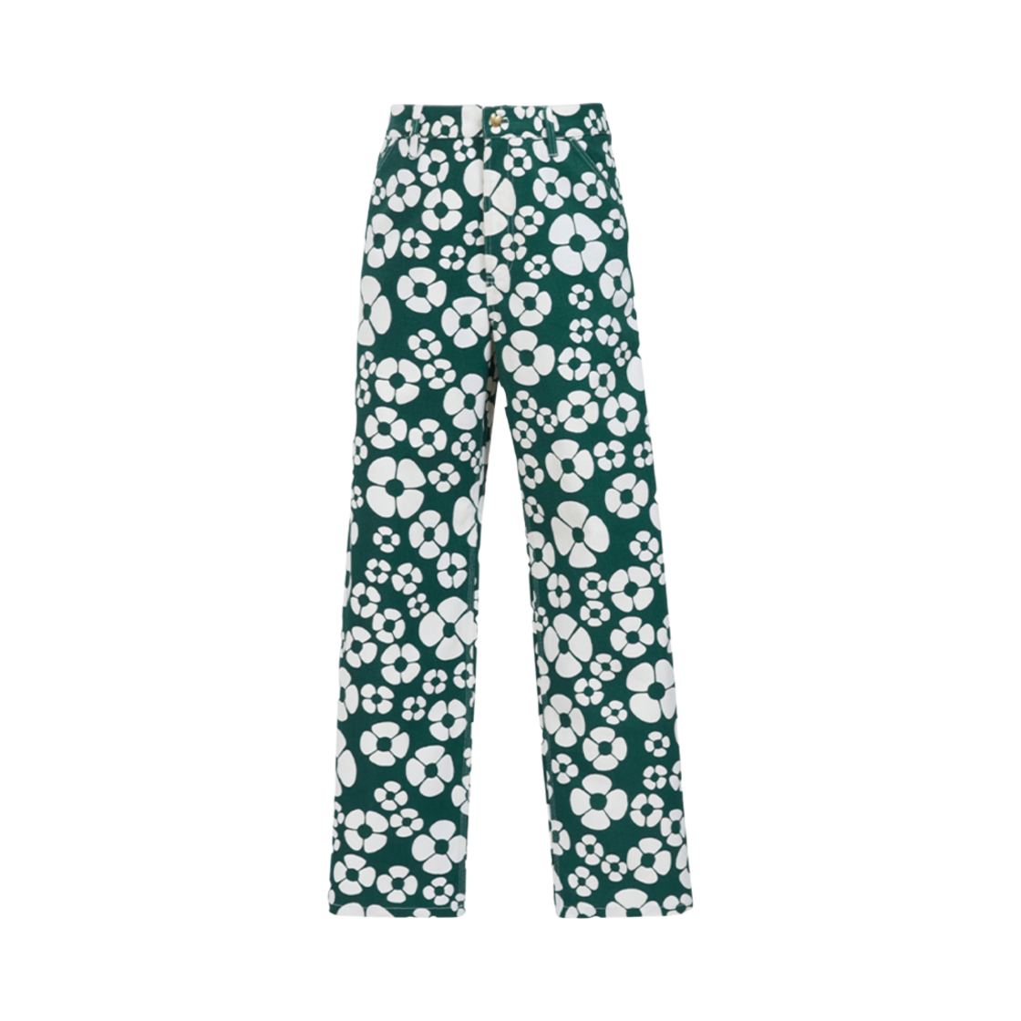 마르니 x 칼하트 WIP 플로럴 프린트 팬츠 포레스트 그린(Marni x Carhartt WIP Floral Print Pants Forest Green)