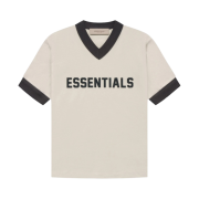 (Kids) Essentials V-Neck T-Shirt Wheat - 22SS