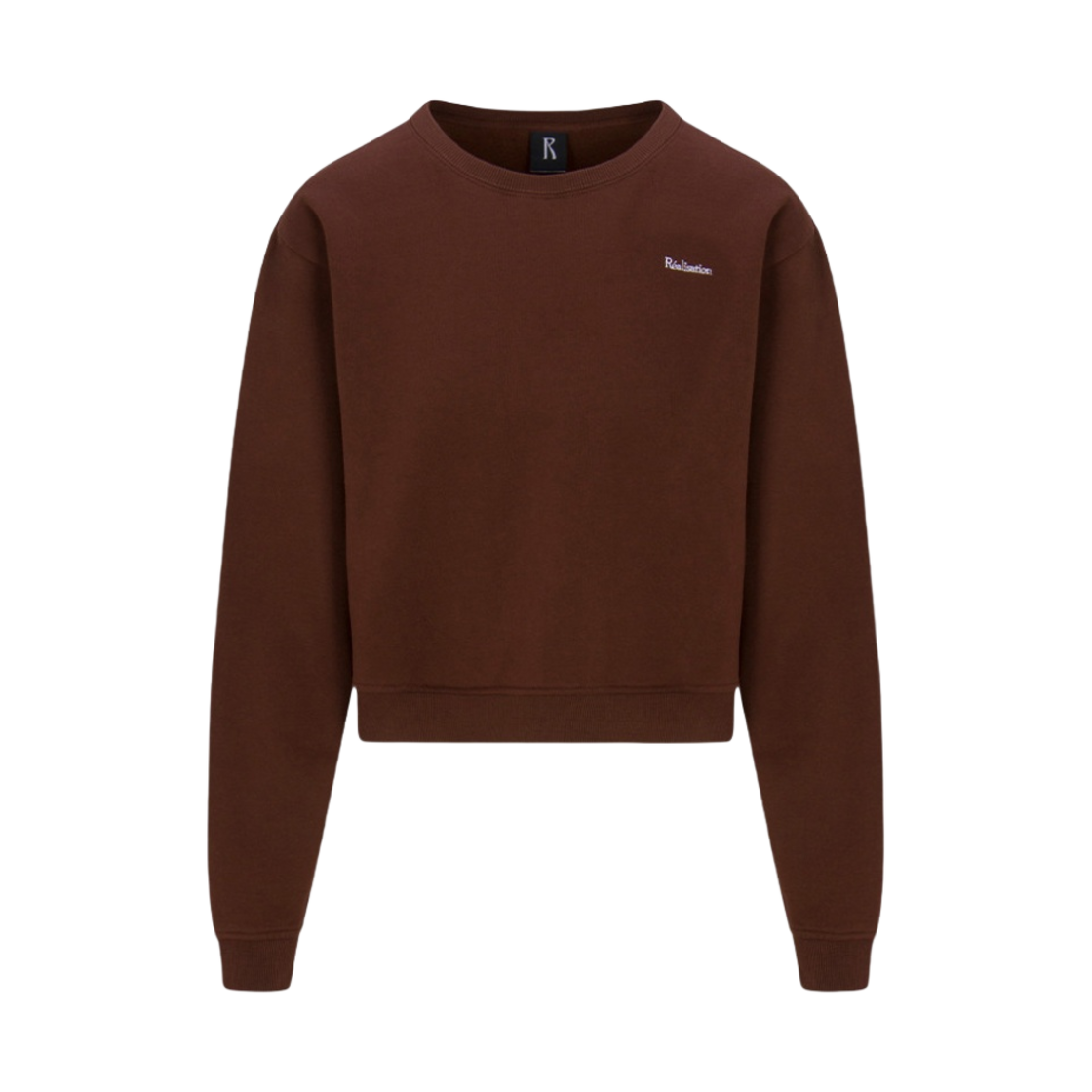 (W) 리얼리제이션 리얼 스웨트셔츠 초콜릿((W) Realisation Real Sweatshirt Chocolate)