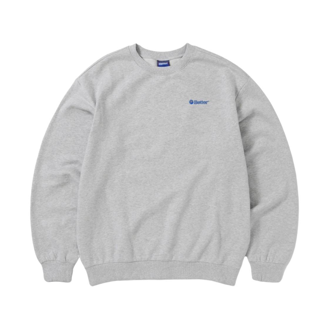 마모트 x 베러 기프트 샵 이노베이티브 테크 크루 스웨트셔츠 라이트 그레이 헤더(Marmot x Better Gift Shop Inovative Tech Crew Sweatshirt Light Grey Heather) - 2