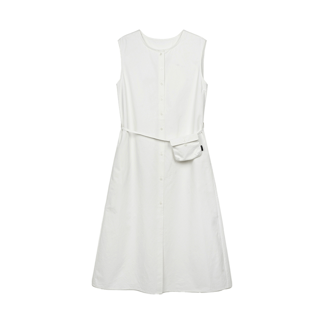 벤시몽 코튼 맥시 슬리브리스 드레스 화이트(Bensimon Cotton Maxi Sleeveless Dress White)