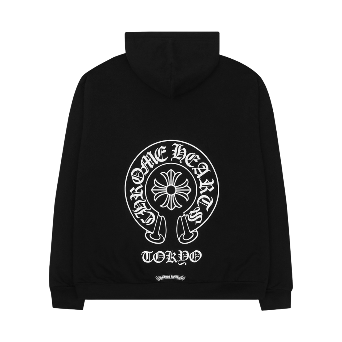 크롬하츠 홀스슈 후드 블랙 - 도쿄 한정(Chrome Hearts Horseshoe Hoodie Black - Tokyo Exclusive)