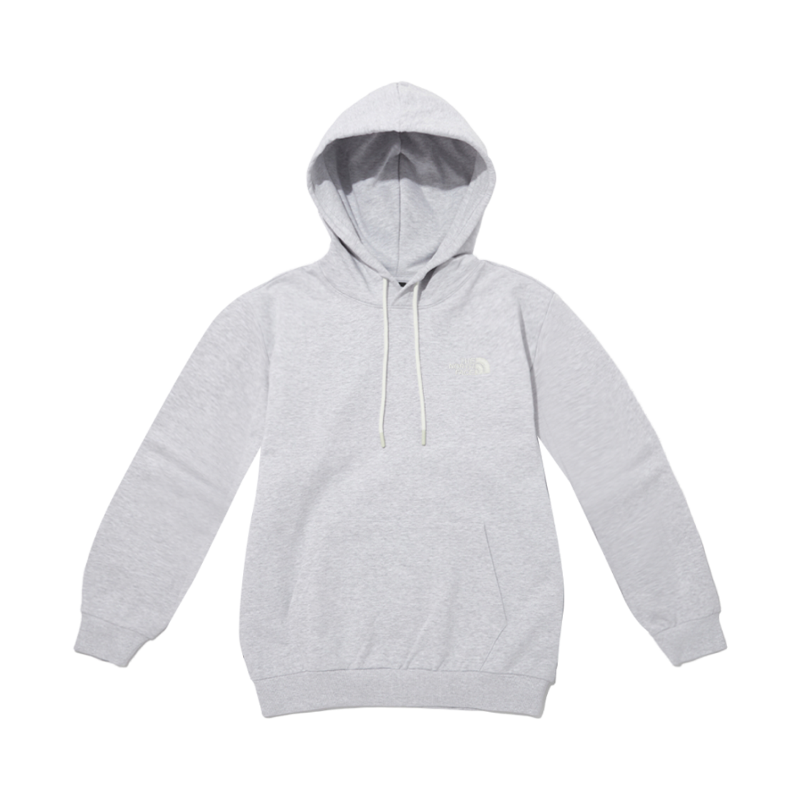 노스페이스 코튼 에센셜 후디 스톤 그레이