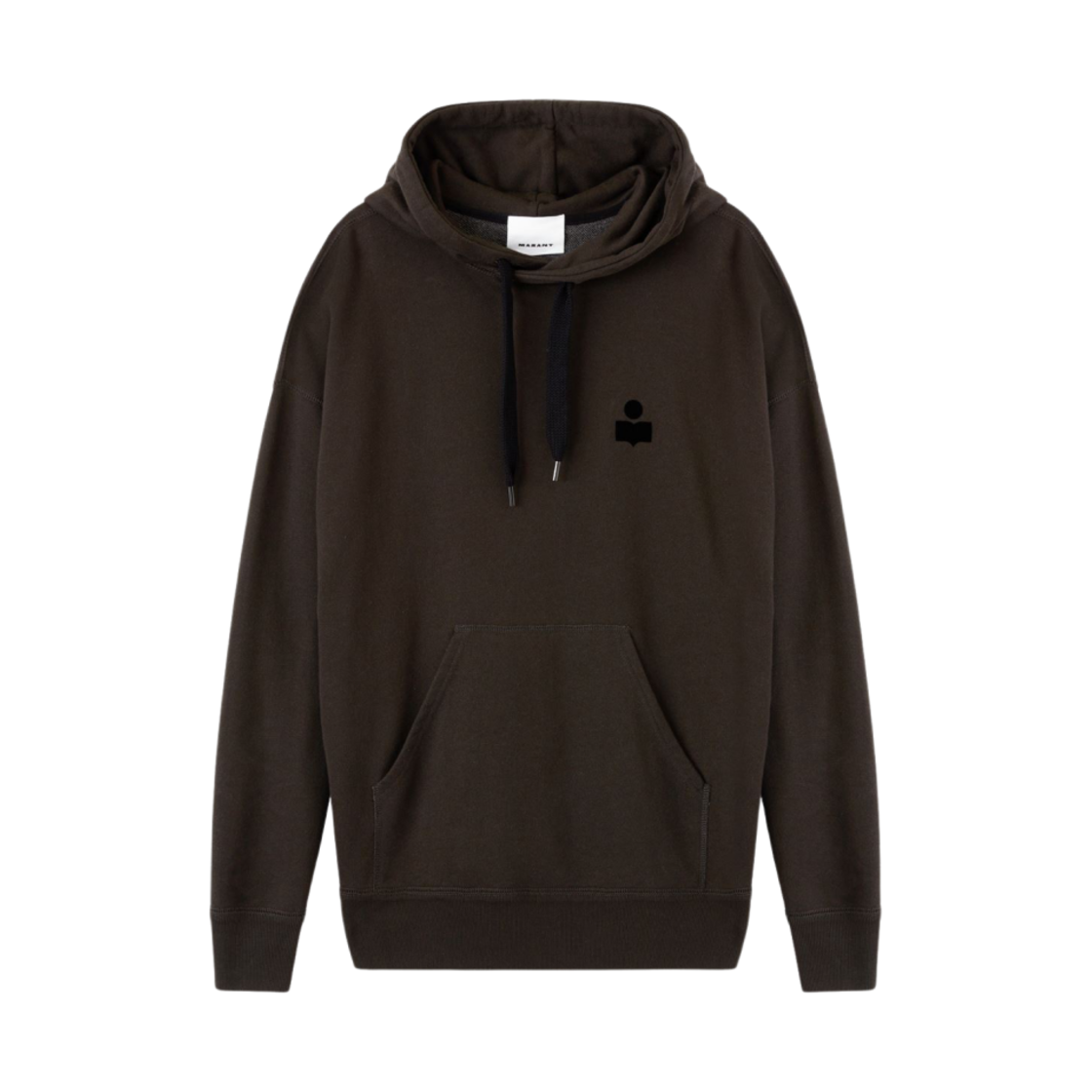 이자벨 마랑 말렉 로고 후드 스웨트셔츠 페이디드 블랙 - 23SS(Isabel Marant Malek Logo Hoodie Sweatshirt Faded Black - 23SS) - 1