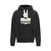 Isabel Marant Miley Logo Hoodie Faded Black - 23SS