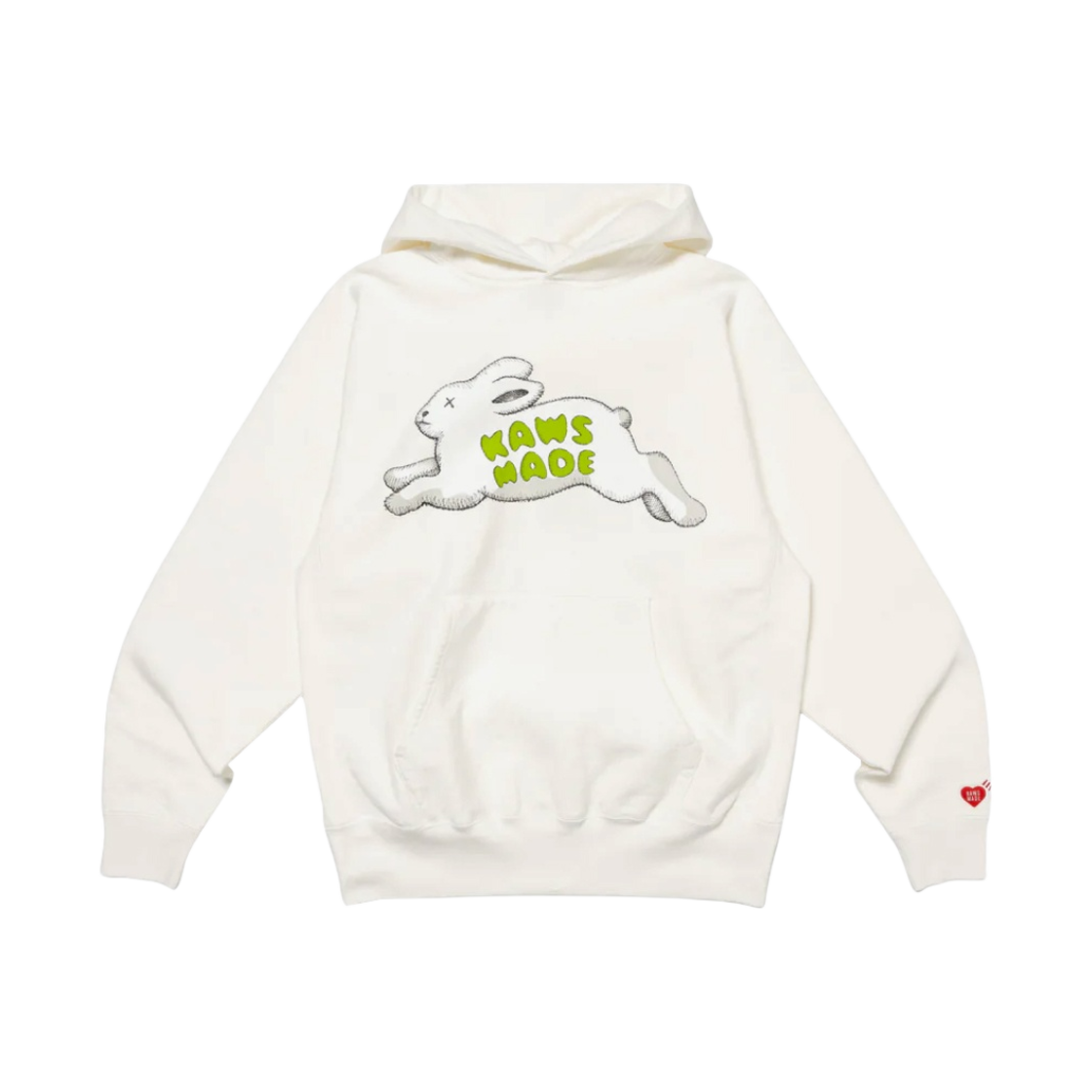 휴먼 메이드 x 카우스 후드 #1 화이트(Human Made x Kaws Hoodie #1 White)