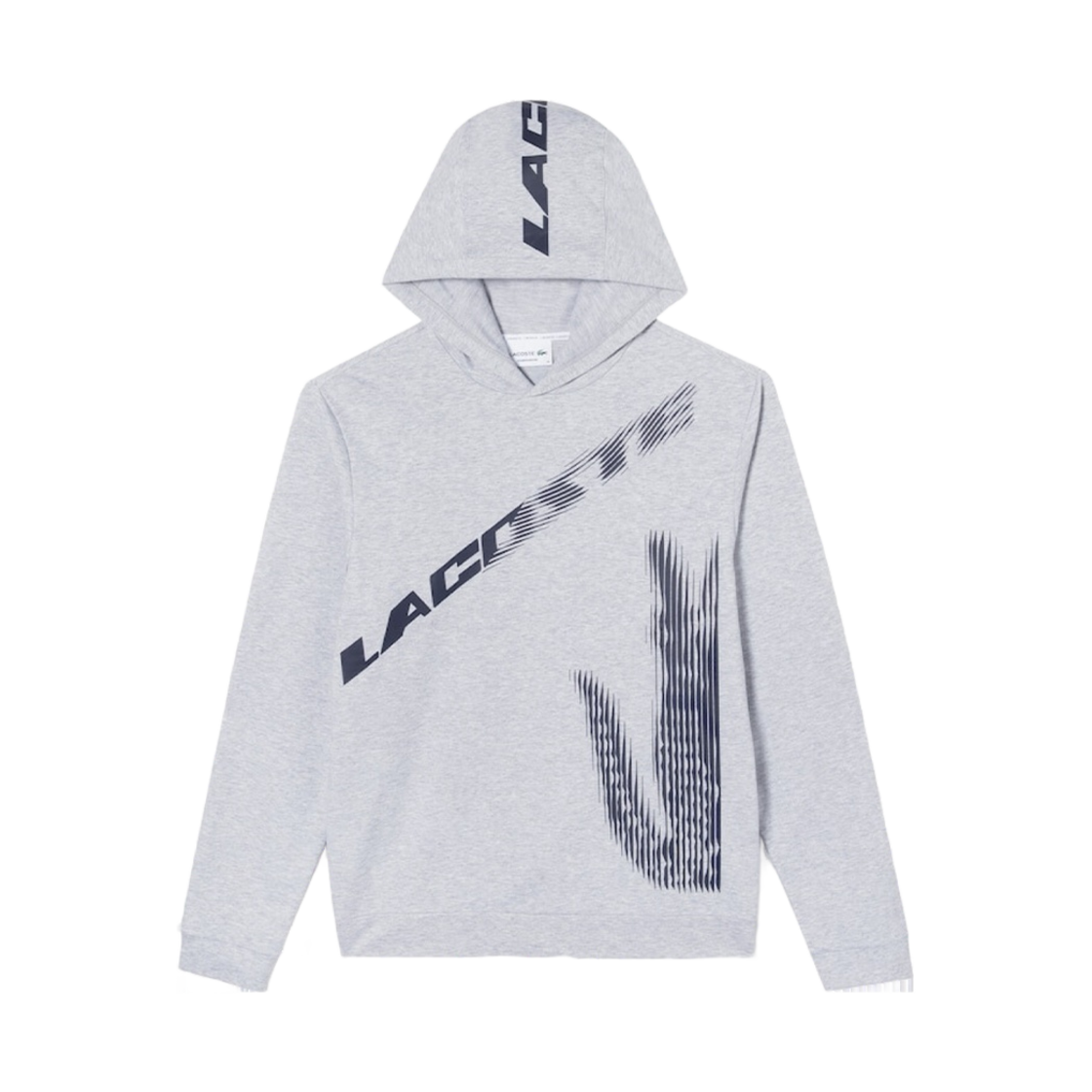 라코스테 액티브 후드 스웨트셔츠 그레이 신(Lacoste Active Hoodie Sweatshirt Grey Chine) - 1