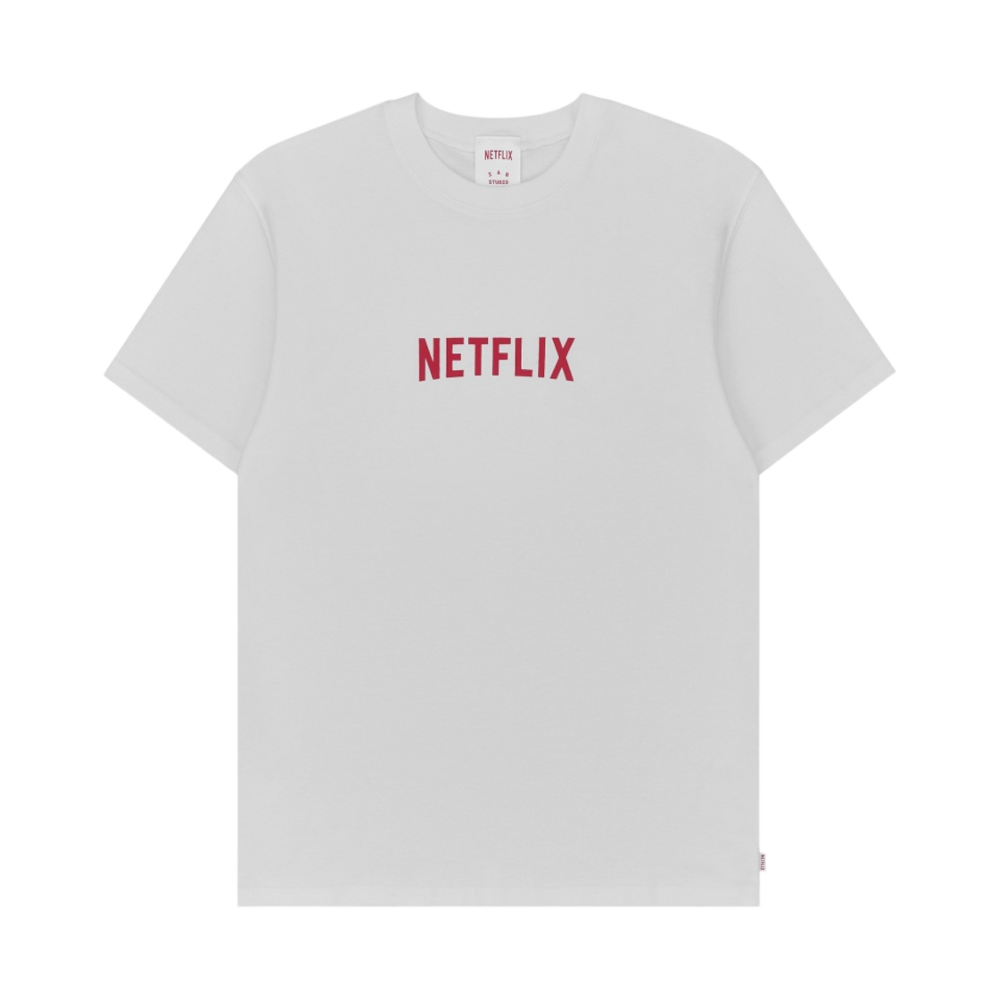 아이앱 스튜디오 x 넷플릭스 숏슬리브 티셔츠 화이트