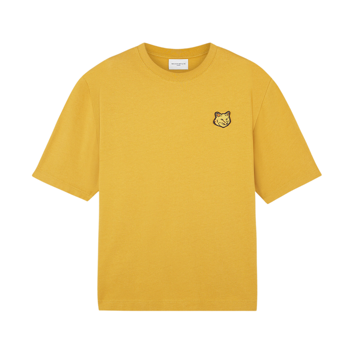 메종 키츠네 볼드 폭스 헤드 패치 오버사이즈 티셔츠 트렌치(Maison Kitsune Bold Fox Head Patch Oversize T-Shirt Trench) - 1