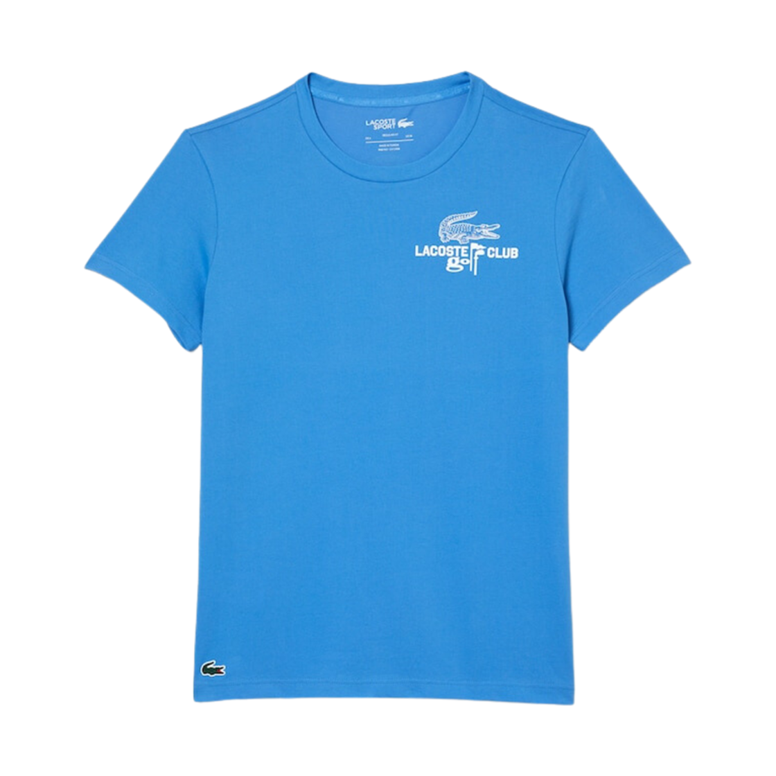 라코스테 골프 클럽 로고 포인트 티셔츠 블루(Lacoste Golf Club Logo Point T-Shirt Blue) - 1