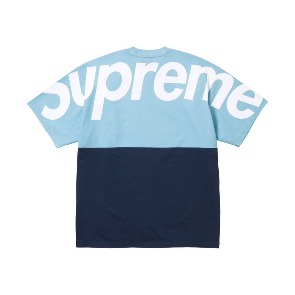 슈프림 스플릿 숏슬리브 탑 블루 - 23FW(Supreme Split S/S Top Blue - 23FW) - 2