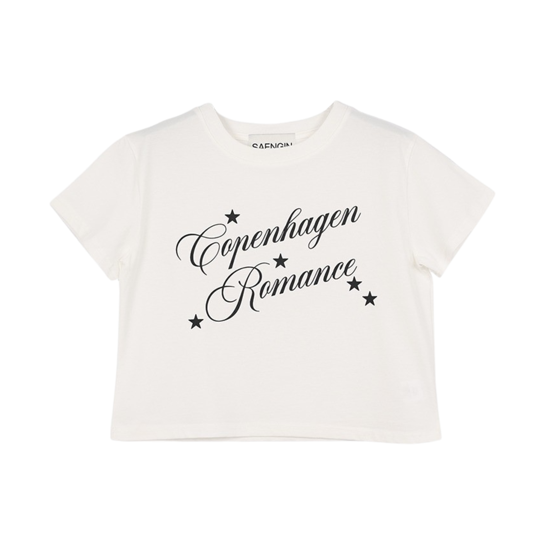 23SMTP002 Saenginstudios Copenhagen Romance Tshirt White