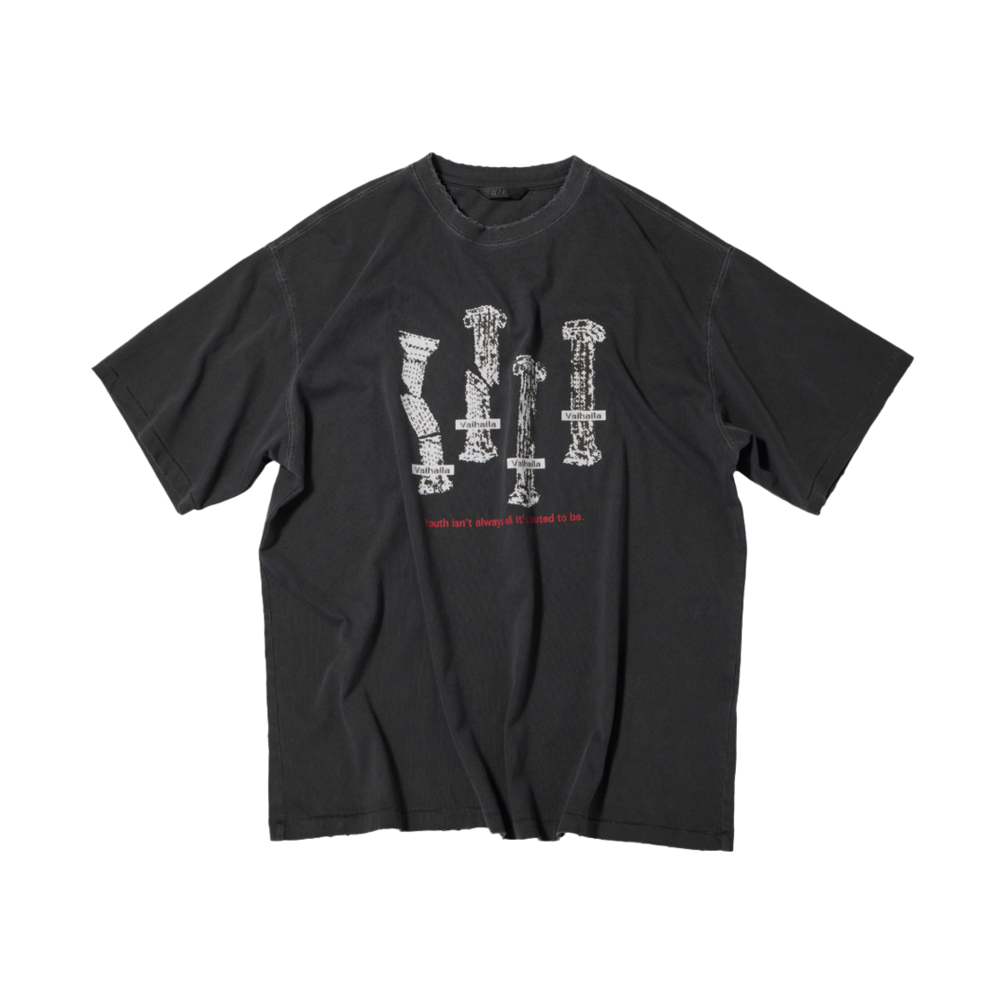 이티씨이 발할라 투어 티셔츠 차콜