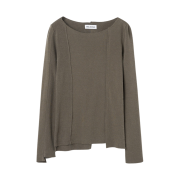 Millo Women Cut-Off Inquisition T-Shirt Cocoa