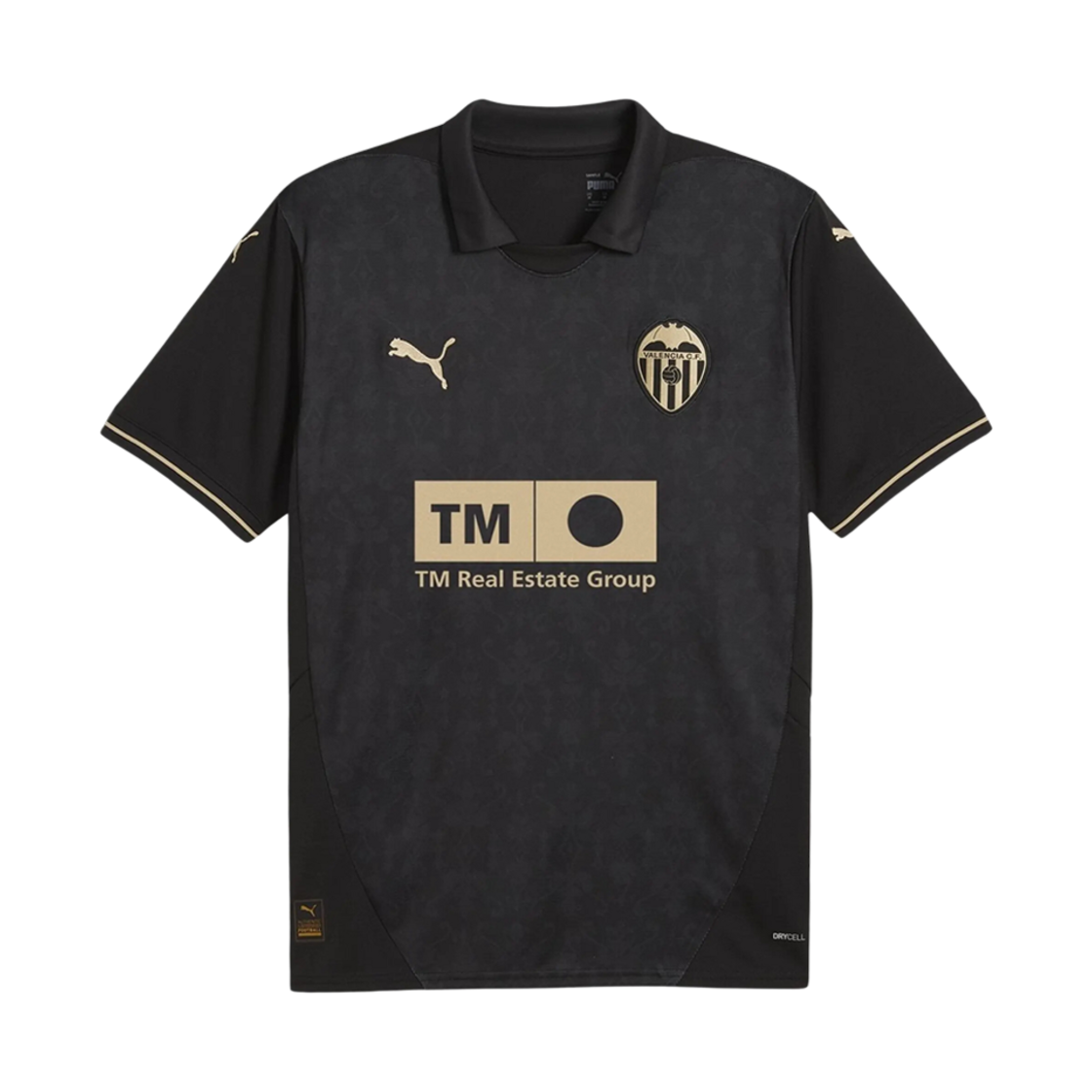 푸마 발렌시아 2024/25 어웨이 저지 블랙 (논 마킹 버전)(Puma Valencia 2024/25 Away Jersey Black (Non Marking Ver.))