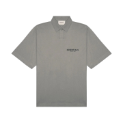 Essentials Short Sleeve Boxy Polo Cement - 20FW