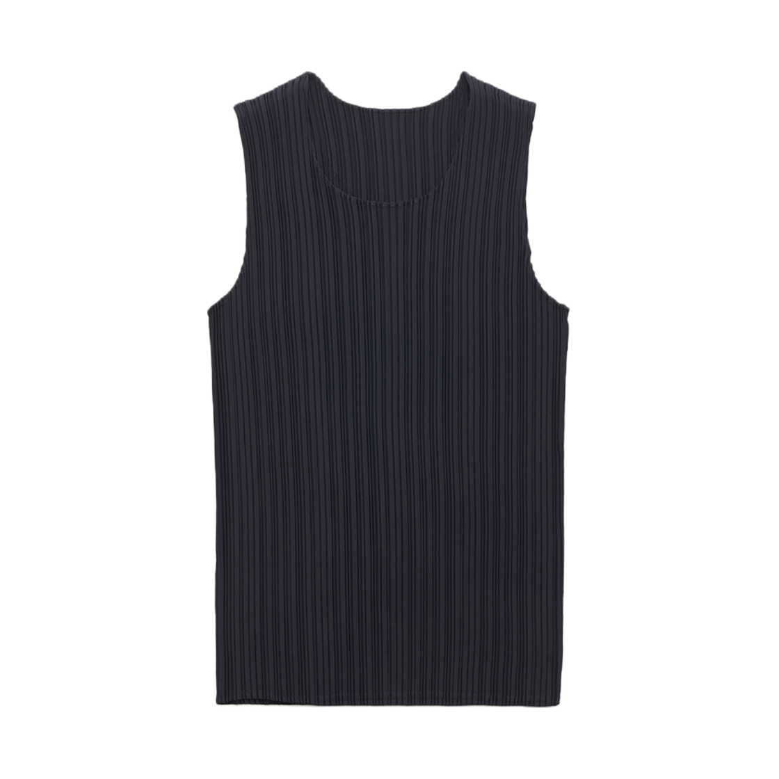 파르벵 플리츠 슬리브리스 다크 네이비(FARVEN Pleats Sleeveless Dark Navy)