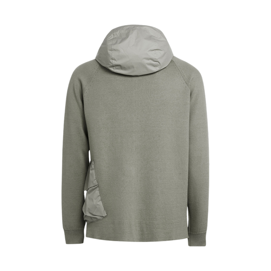 C.P. 컴퍼니 메트로폴리스 시리즈 더블 믹스드 지퍼 후드 실버 세이지 브라운 - 23FW(C.P. Company Metropolis Series Double Mixed Zipped Hoodie Silver Sage Brown - 23FW) - 3