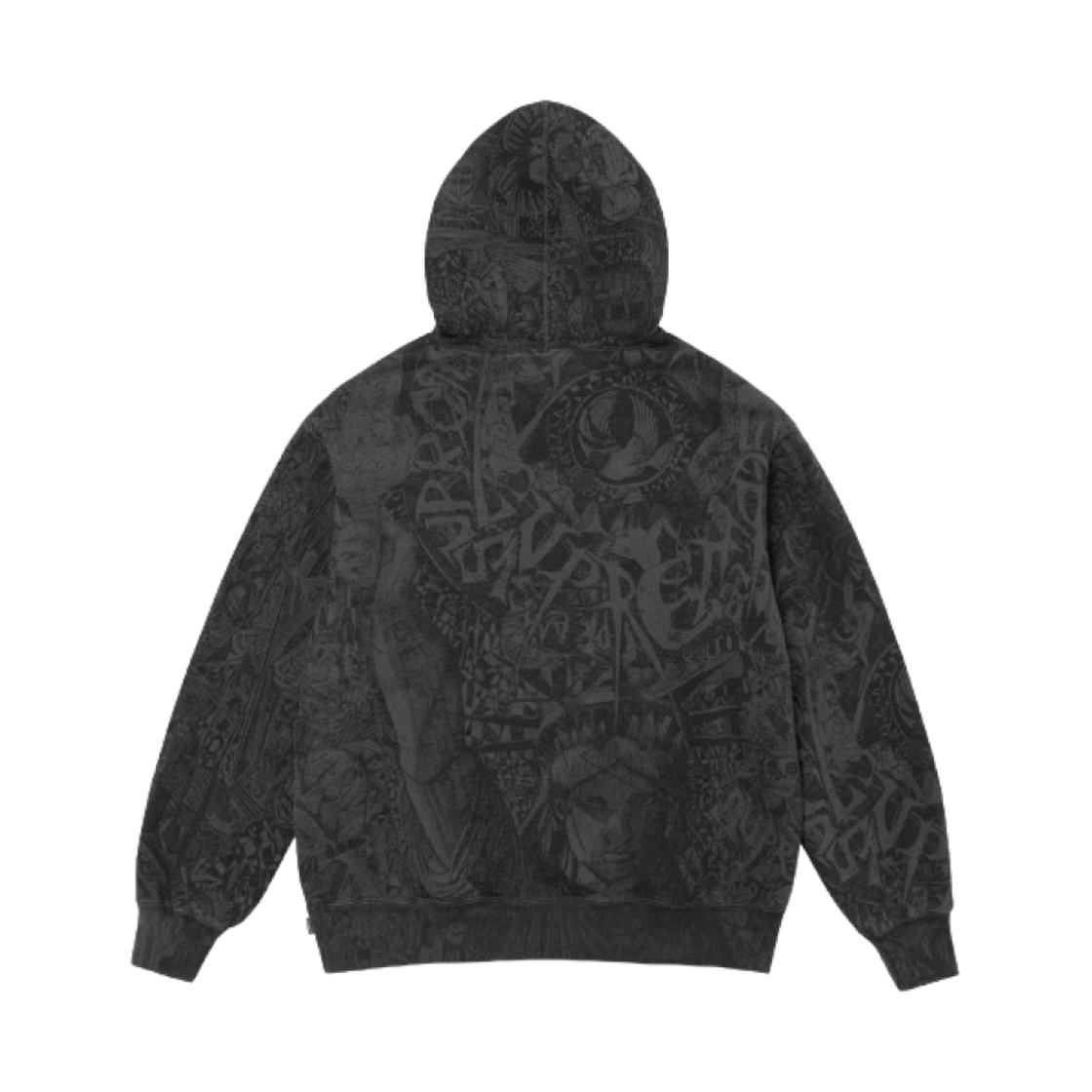 【Supreme】Liberty Hooded Sweatshirt★Washed Black★24FW★ 슈프림 리버티 후드 스웨트셔츠 워시드 블랙 - 24FW | Supreme
