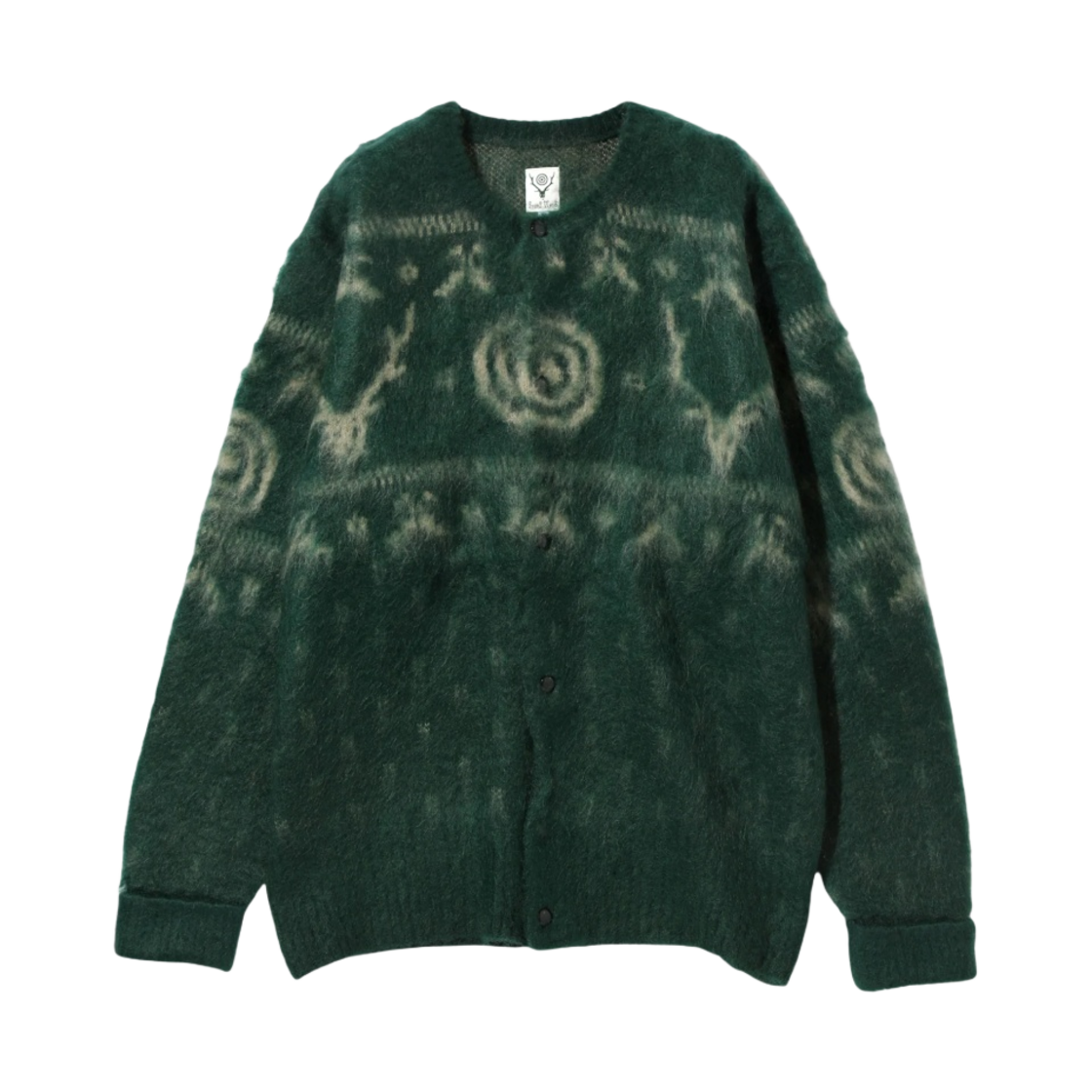 トップス South2West8 Loose Fit Crew Neck Cardigan South2West8 Loose Fit Crew Neck Cardigan