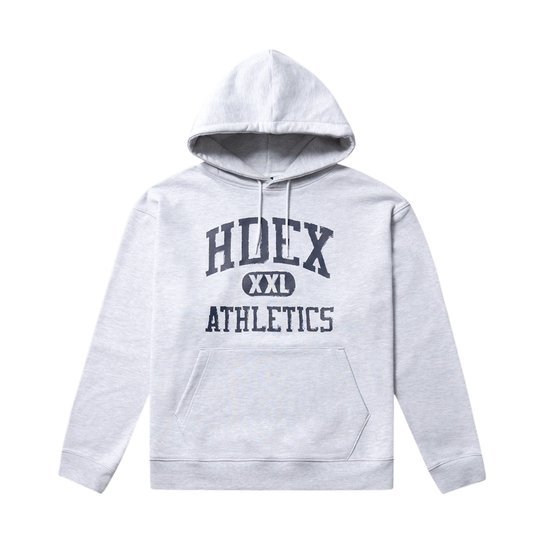 HD23FHD08M01_Melange White HDEX Varsity Hoodie Melange White