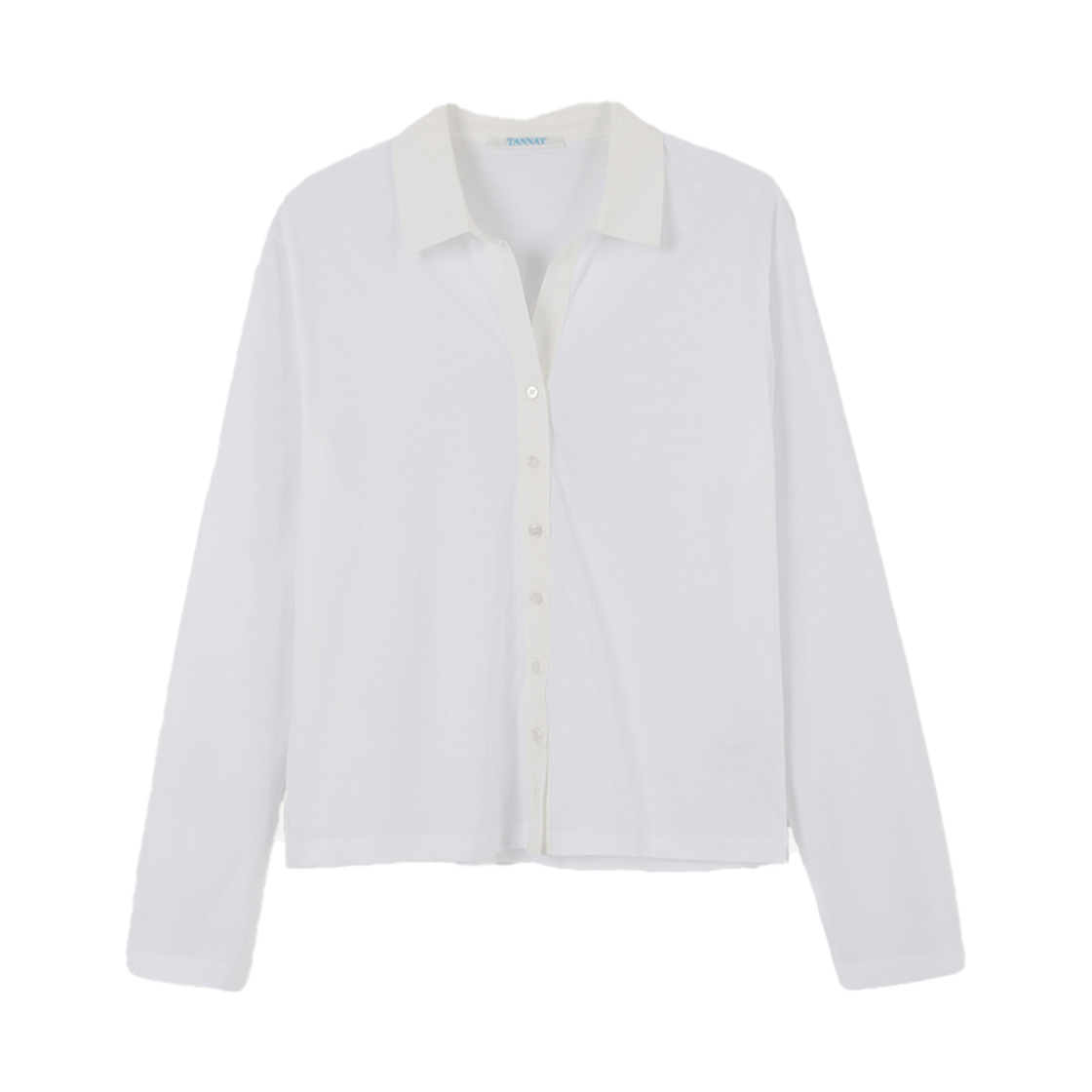 P0000BWG Tannat T/T Geek Long Sleeve White
