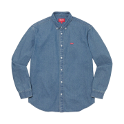 Supreme Small Box Twill Shirt Denim - 21FW