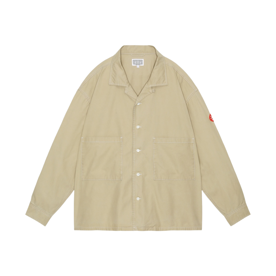 카브엠트 워시드 오픈 셔츠 베이지 - 24SS